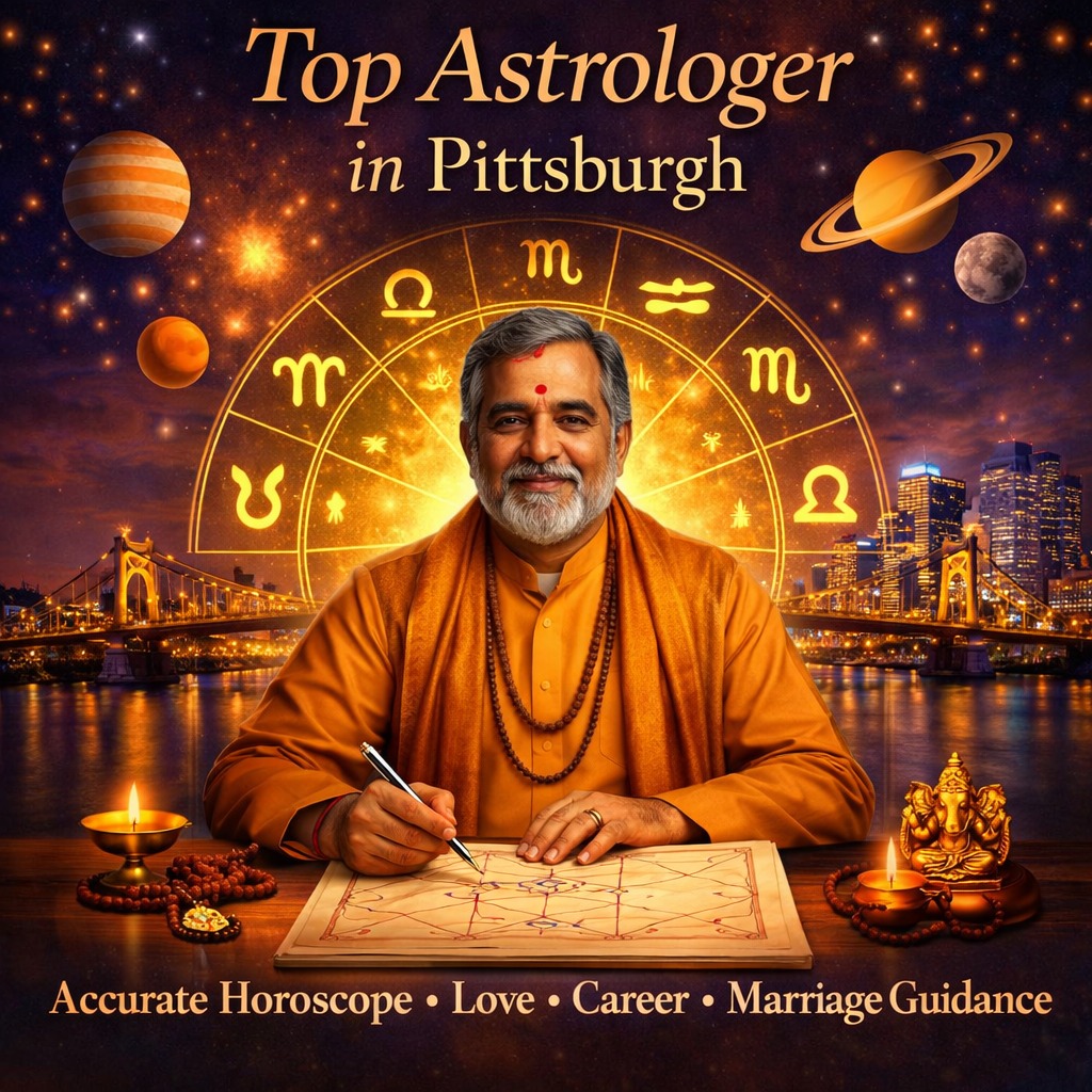 Top Astrologer In Pittsburgh- Online & Phone Consultations at Vedic Astrology USA